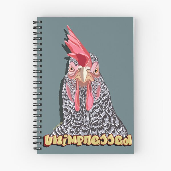 Item preview, Unimpressed chicken—barred rock hen designed and sold by ArtbyMparrish .