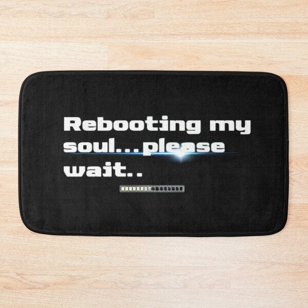 Item preview, Rebooting My Soul… Please Wait – Existential Techcore T-Shirt designed and sold by Antik by Schulz.