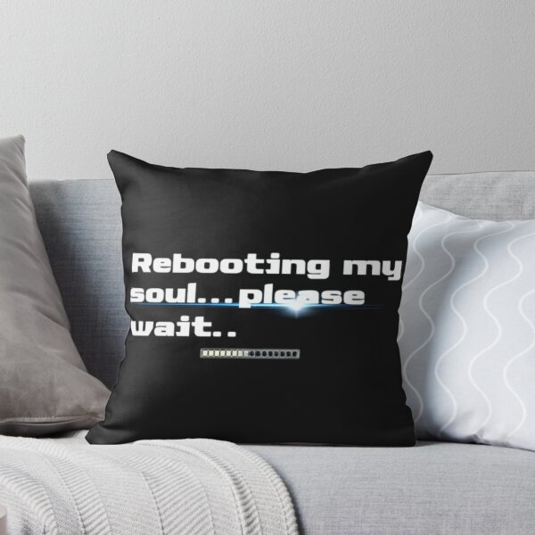 Item preview, Rebooting My Soul… Please Wait – Existential Techcore T-Shirt designed and sold by Antik by Schulz.