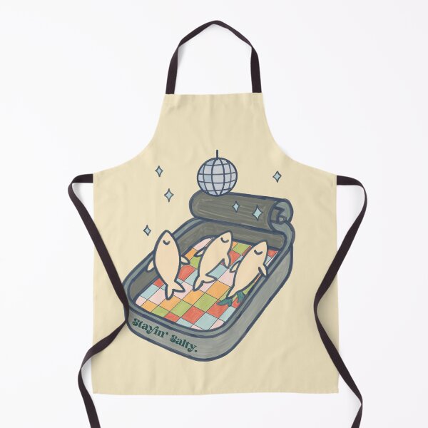 Item preview, Sardine Disco – Stayin’ Salty Coastal Illustration designed and sold by AtelierBrumeArt.
