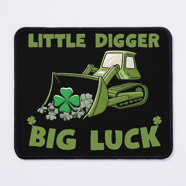 Item preview, St Patricks Day Bulldozer Saint Paddys Construction for Boys designed and sold by RosCraft.
