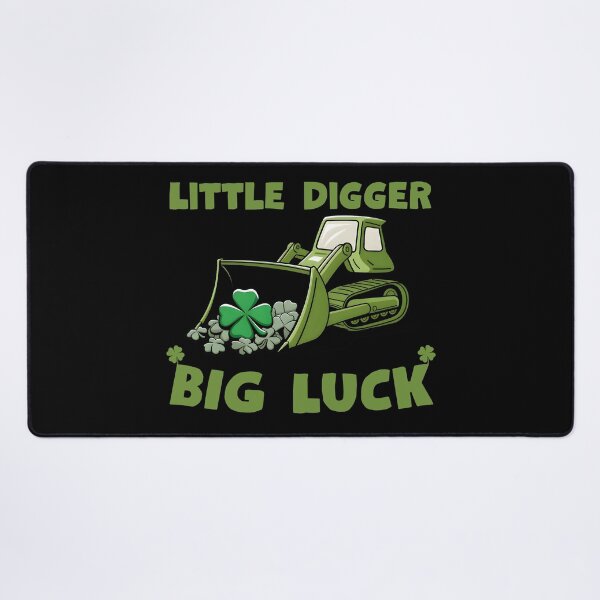Item preview, St Patricks Day Bulldozer Saint Paddys Construction for Boys designed and sold by RosCraft.