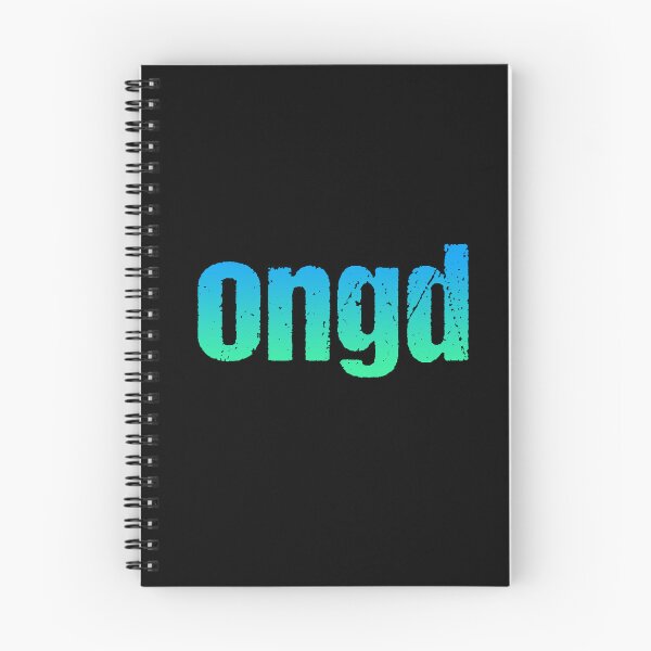 Item preview, ongd in Green and Blue Gritty Typography designed and sold by Memes N Lore .