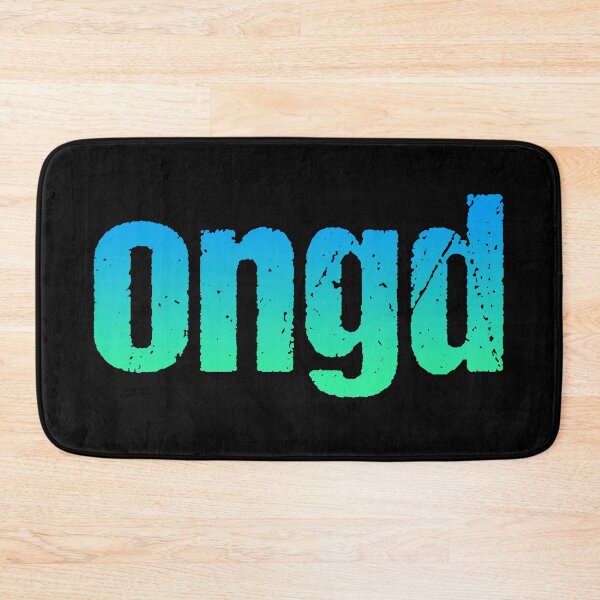 Item preview, ongd in Green and Blue Gritty Typography designed and sold by Memes N Lore .