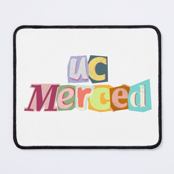 Item preview, uc merced cutout lettering designed and sold by BlossomLane.