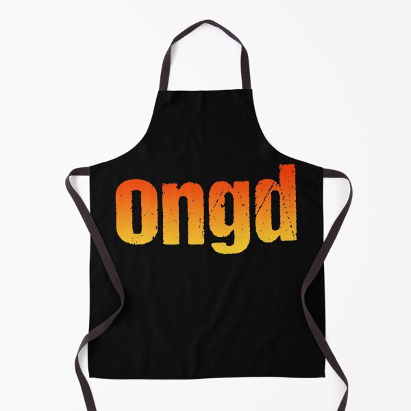 Item preview, ongd in Hot Orange Gritty Typography designed and sold by Memes N Lore .