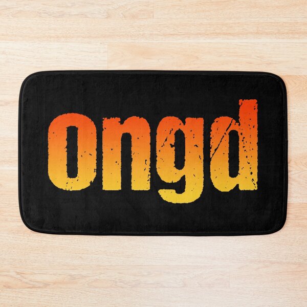 Item preview, ongd in Hot Orange Gritty Typography designed and sold by Memes N Lore .