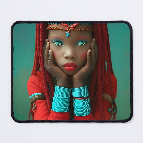 Item preview, Expressive Portrait of a Young Girl with Dreadlocks designed and sold by Artessie.