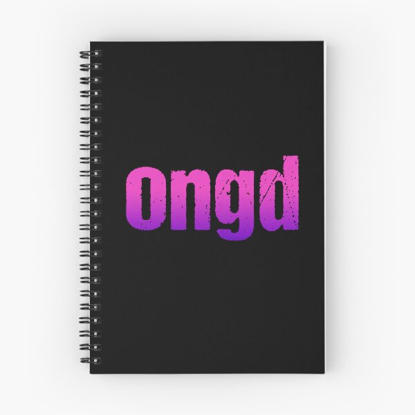 Item preview, ongd in Pink Gritty Typography designed and sold by Memes N Lore .