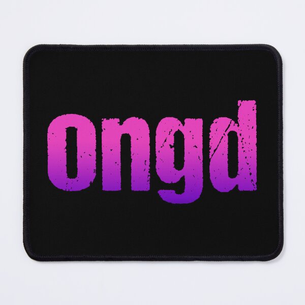 Item preview, ongd in Pink Gritty Typography designed and sold by Memes N Lore .
