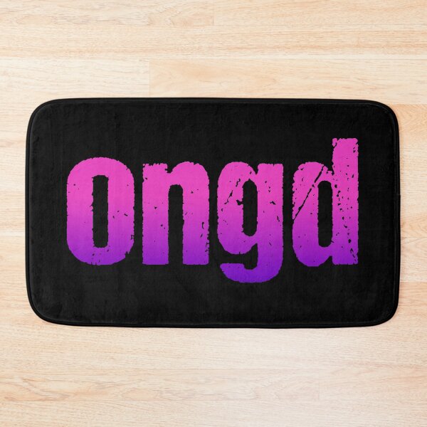 Item preview, ongd in Pink Gritty Typography designed and sold by Memes N Lore .