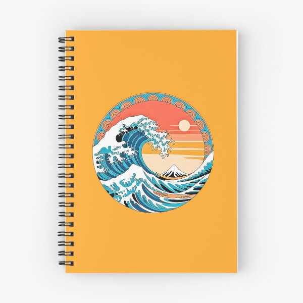 Item preview,  Round Sunset Ocean Wave designed and sold by VibrArtco.