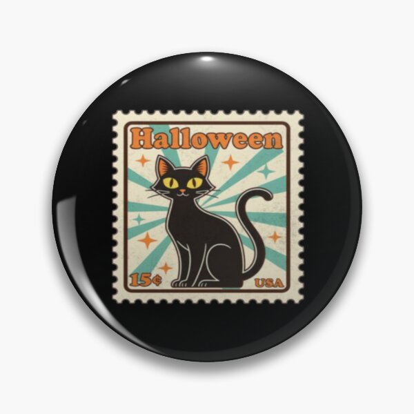Item preview, badge with a cat designed and sold by szydelkowanika.