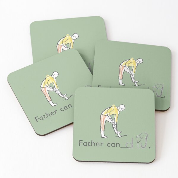 Item preview, Read, Write and Draw - Father Can Dig! -  designed and sold by waltzermitty.