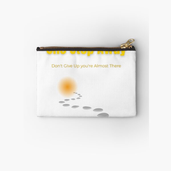 Item preview, One Step Away – Don’t Give Up, You’re Almost There | Motivational T-Shirt Design designed and sold by Fyrepath.
