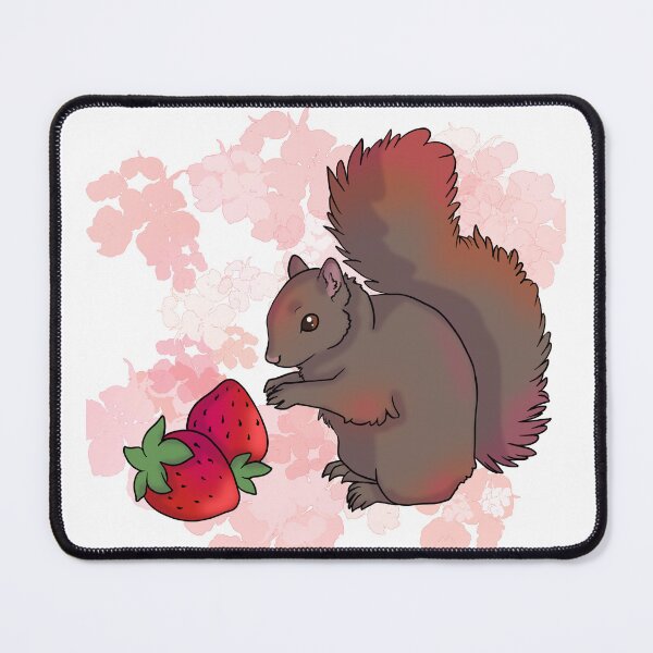 Item preview, Strawberry Squirrel designed and sold by AmondoArt.