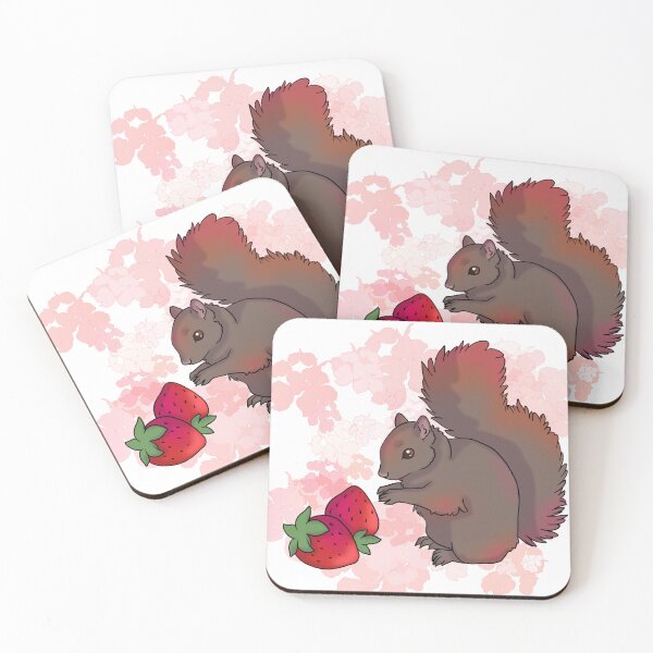 Item preview, Strawberry Squirrel designed and sold by AmondoArt.