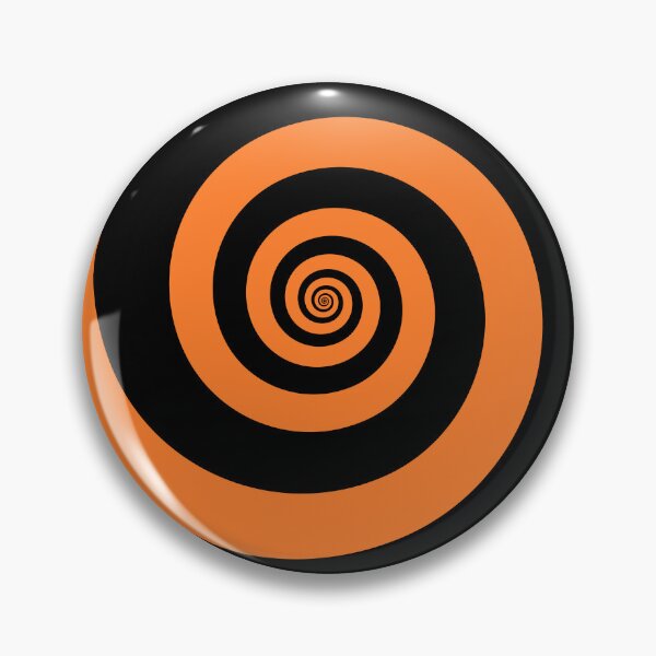 Item preview, Black and Orange Hypnotizing Swirl Abstract Illusion Design  designed and sold by patternsoup.