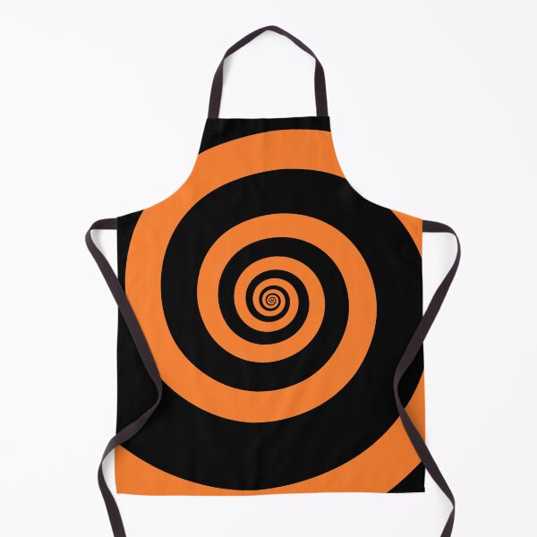 Item preview, Black and Orange Hypnotizing Swirl Abstract Illusion Design  designed and sold by patternsoup.
