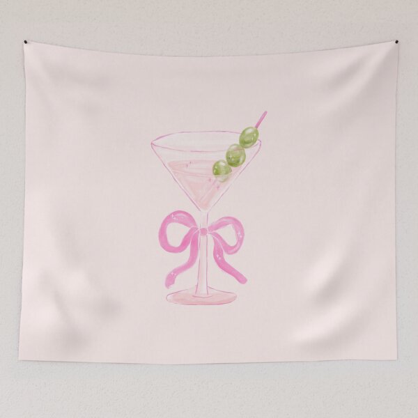 Item preview, Pretty Martini designed and sold by The Birdie Bloom Club.