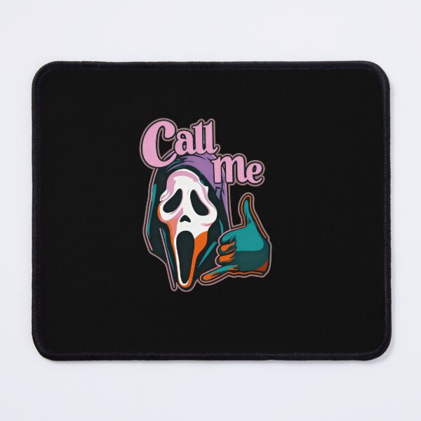 Item preview, Funny Ghost Mask "Call Me" | Retro Spooky Design designed and sold by Cust-tshirts.