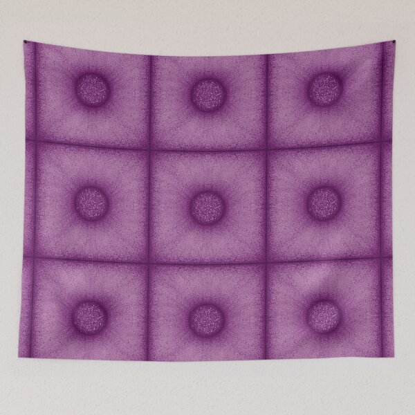 Item preview, Pattern of "Poof" tile in eggplant color designed and sold by Cherevan.