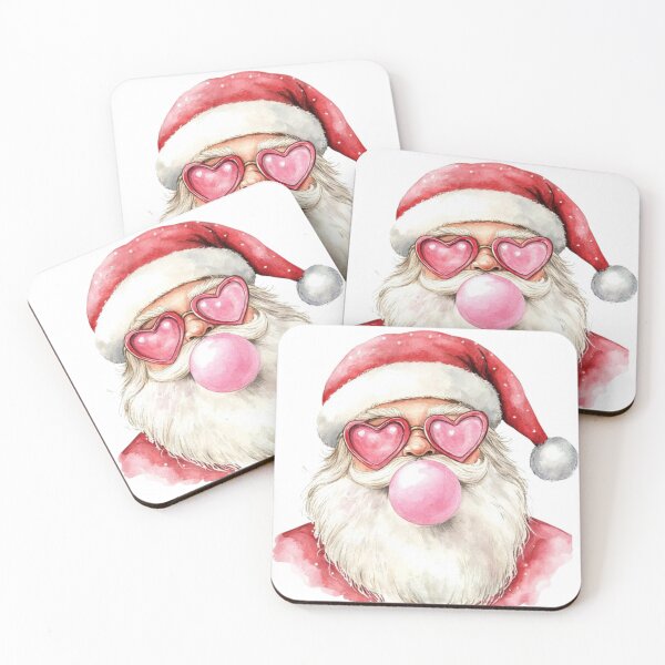 Item preview, Coquette Pink Santa Bubblegum Pop designed and sold by The Digital Design Collective .