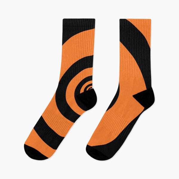 Item preview, Orange and Black Hypnotizing Swirl Abstract Illusion Design  designed and sold by patternsoup.