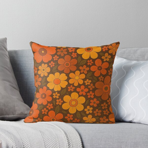 Item preview, Retro 70s Bold Floral Pattern designed and sold by MiLaKK.
