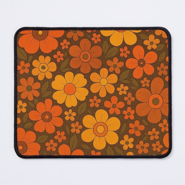 Item preview, Retro 70s Bold Floral Pattern designed and sold by MiLaKK.