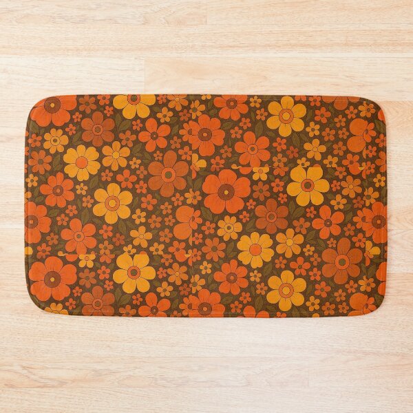Item preview, Retro 70s Bold Floral Pattern designed and sold by MiLaKK.