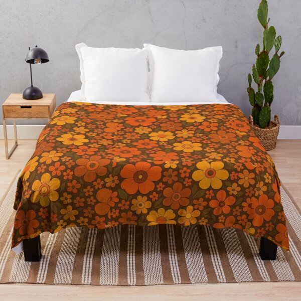 Item preview, Retro 70s Bold Floral Pattern designed and sold by MiLaKK.