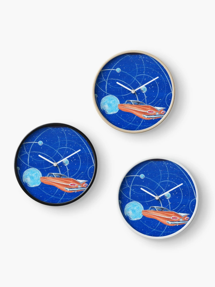 Thumbnail 3 of 4, Clock, Chevroluna designed and sold by David Zackus.