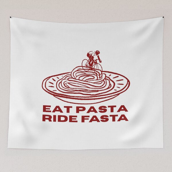 Item preview, Eat Pasta Ride Fasta Cycling designed and sold by GraceeDrake.