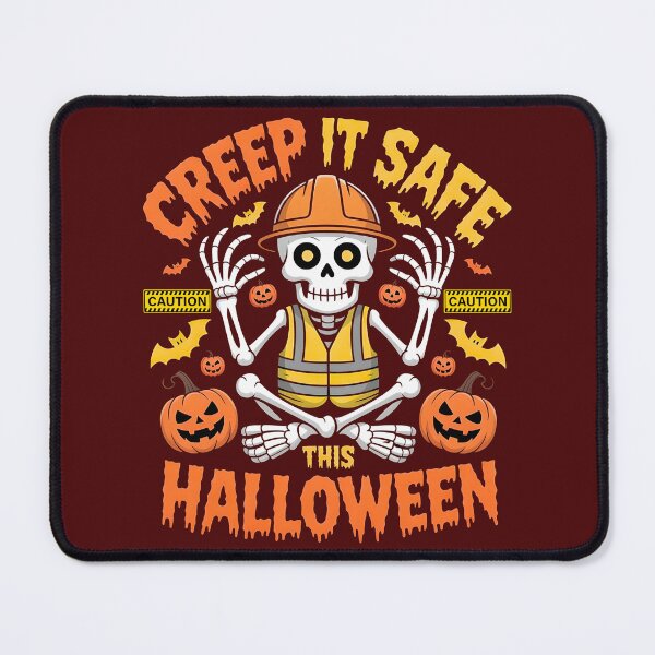Item preview, Creep It Safe This Halloween Skeleton Safety Design designed and sold by PeteLawliiet.