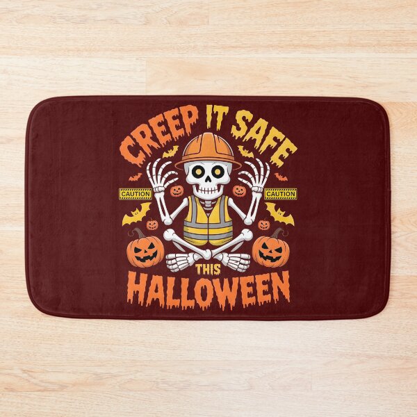 Item preview, Creep It Safe This Halloween Skeleton Safety Design designed and sold by PeteLawliiet.