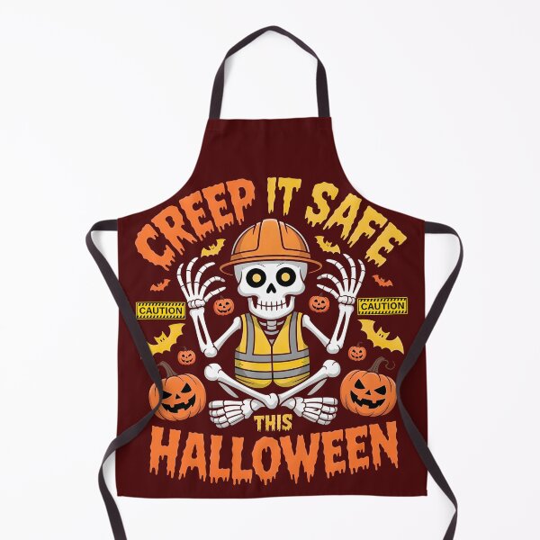 Item preview, Creep It Safe This Halloween Skeleton Safety Design designed and sold by PeteLawliiet.