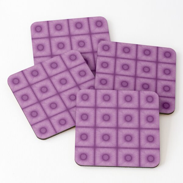 Item preview, Pattern of "Poof" tile in eggplant color designed and sold by Cherevan.