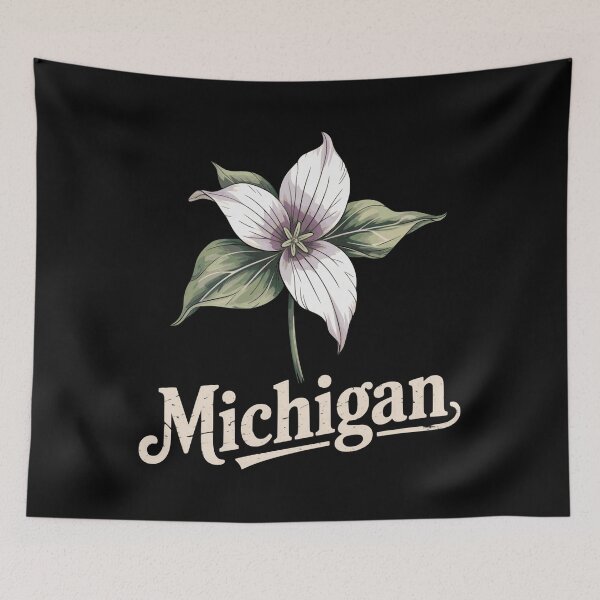 Item preview, Michigan Trillium Bloom designed and sold by Gustavo Navarro.
