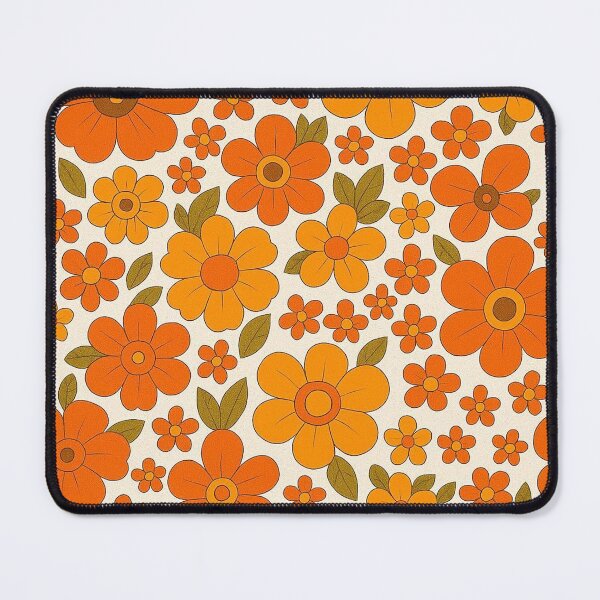 Item preview, Retro 70s Bold Floral Pattern designed and sold by MiLaKK.