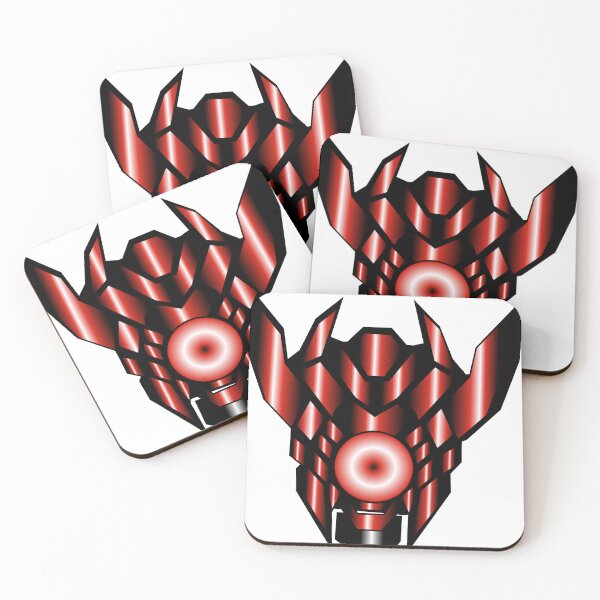 Item preview, Futuristic Red Cybernetic Mask – Robotic Digital Art designed and sold by Frost Spear Creation.