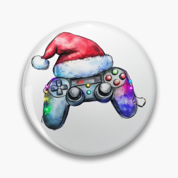 Artikelvorschau, Gamer Festive Christmas Controller – Festliches Gaming-Design für die Feiertage entworfen und verkauft von The Digital Design Collective .