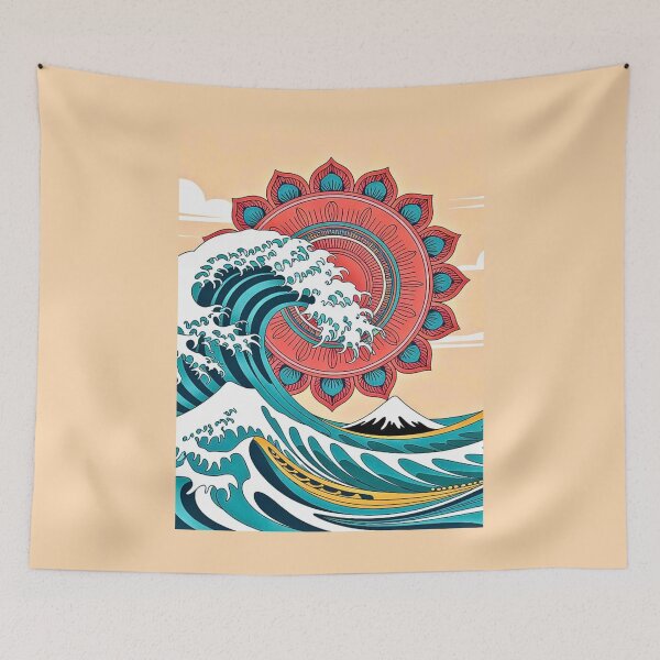Item preview, Mandala Sun with Wave designed and sold by VibrArtco.