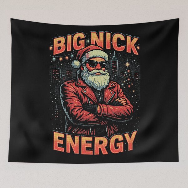 Item preview, Big Nick Energy – Sleigh Mode Activated designed and sold by Buzzworthy Threads.