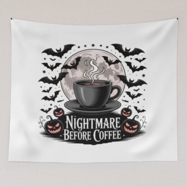 Item preview, nightmare before coffee designed and sold by szydelkowanika.