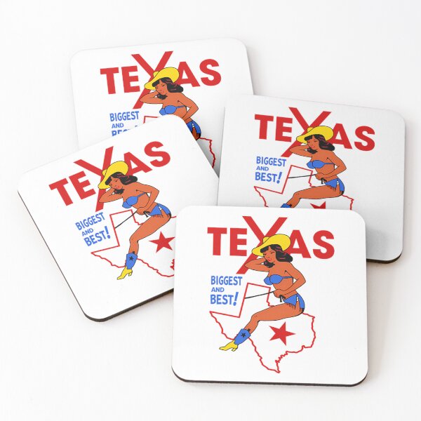 Item preview, Texas Vintage Western Cowgirl Travel Souvenir designed and sold by Mason-Pride.