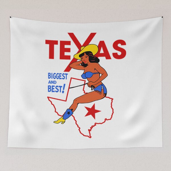 Artikelvorschau, Texas Vintage Western Cowgirl Reise Souvenir entworfen und verkauft von Mason-Pride.