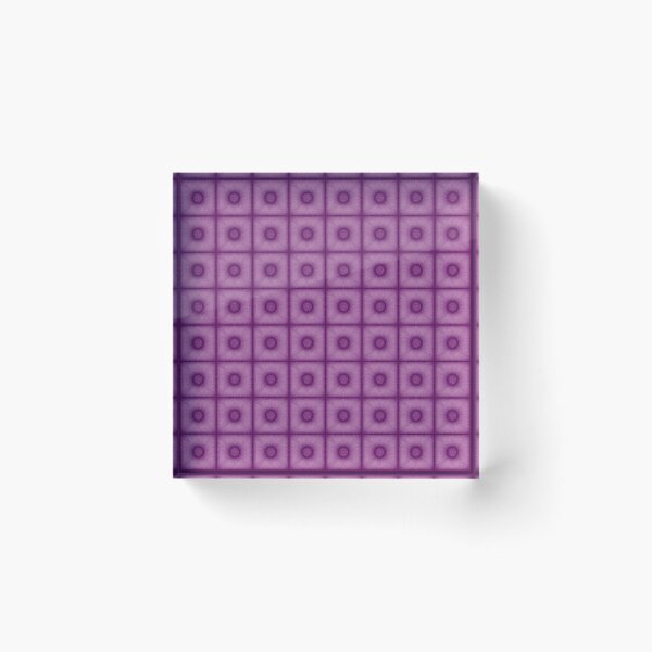 Item preview, Pattern of "Poof" tile in eggplant color designed and sold by Cherevan.