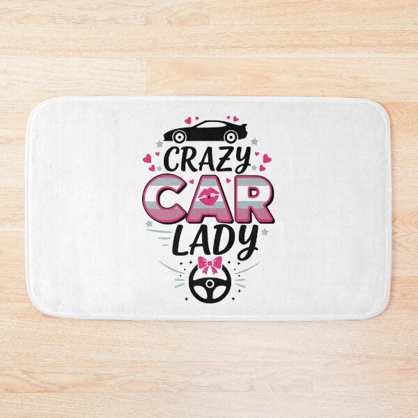Item preview, Crazy Car Lady – Funny Car Lover design for Women designed and sold by LuxeGraphix.