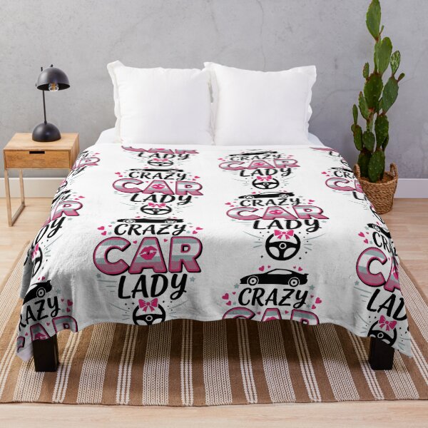 Item preview, Crazy Car Lady – Funny Car Lover design for Women designed and sold by LuxeGraphix.